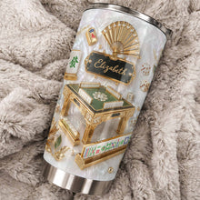 Load image into Gallery viewer, Personalized Mahjong Tumbler 20oz Custom Name Gift for Game Lovers
