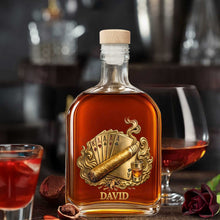 Load image into Gallery viewer, Personalized Whiskey Bottle Custom Name Home Bar Gift for Dad
