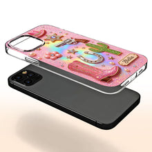 Load image into Gallery viewer, Personalized Clear Phone Case Cowgirl Design Custom Name Gift
