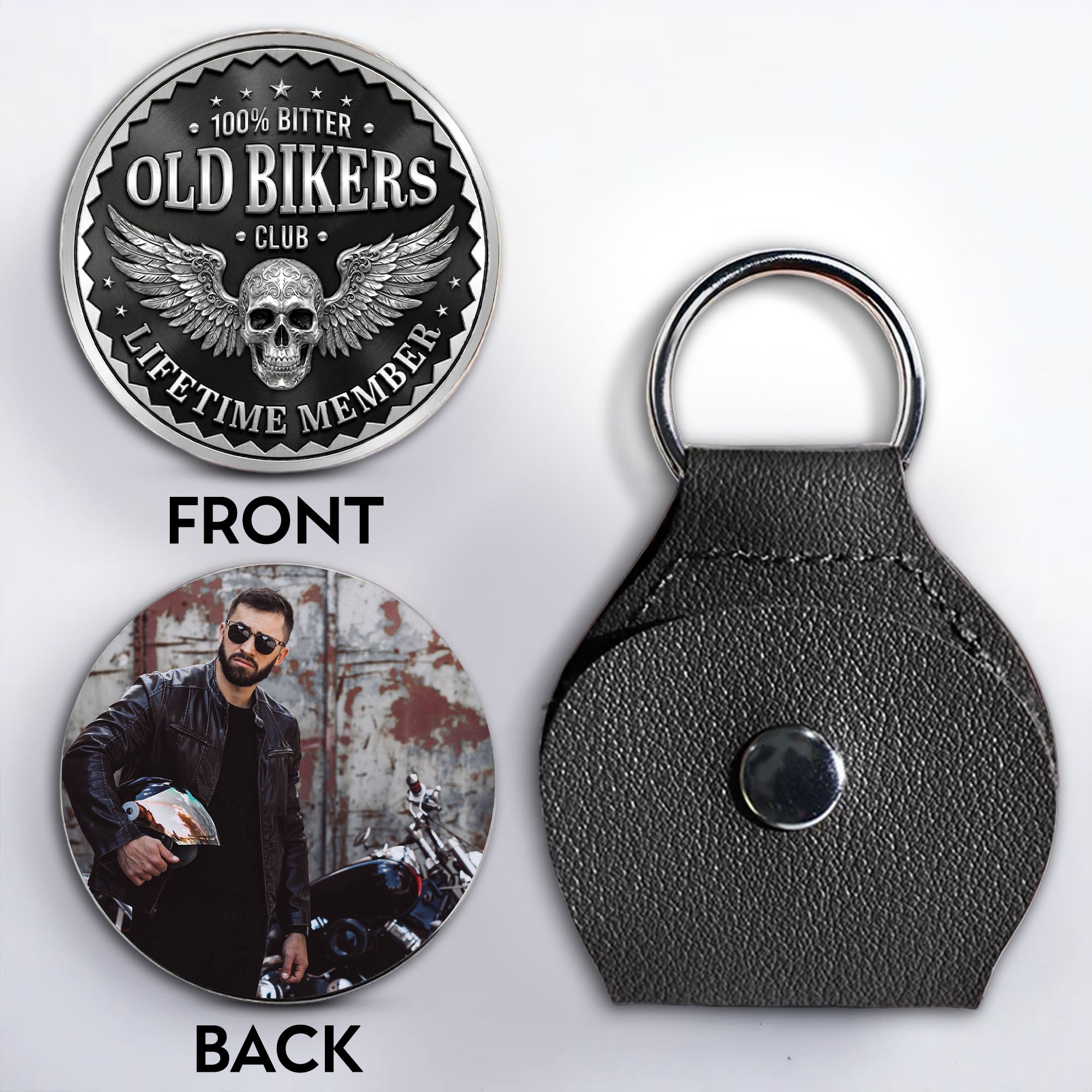 Personalized Pocket Hug for Bikers Custom Keepsake Gift