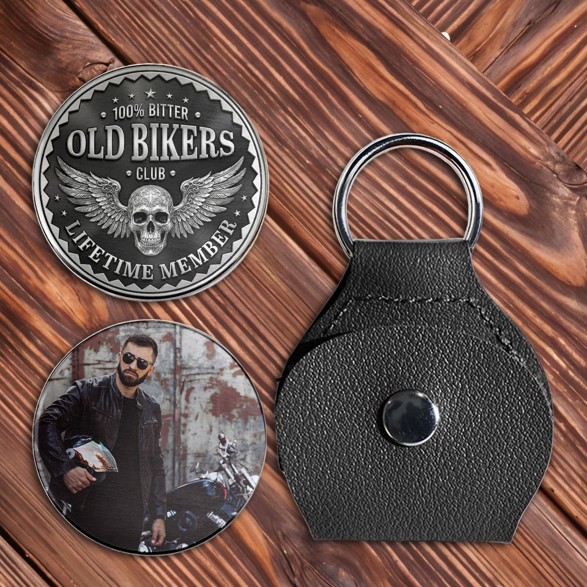 Personalized Pocket Hug for Bikers Custom Keepsake Gift