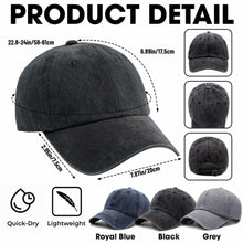 Load image into Gallery viewer, Personalized Washed Denim Cap Custom Name Game Lover Gift
