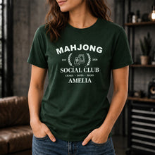 Load image into Gallery viewer, Personalized Mahjong Social Club T-shirt &amp; Hoodie Custom Name Gift
