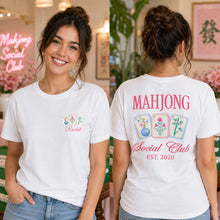 Load image into Gallery viewer, Personalized Mahjong T-Shirt Custom Front &amp; Back Gift for Him
