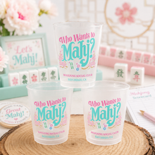 Load image into Gallery viewer, Personalized Frosted Cups Custom Name Gift for Mahjong Lovers
