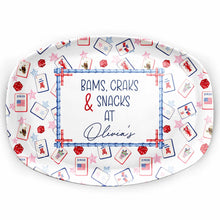 Load image into Gallery viewer, Personalized Custom Plate for Game Night Treats - Unique Gift
