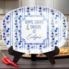 Load image into Gallery viewer, Personalized Custom Plate for Game Night Treats - Unique Gift
