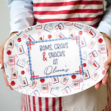 Load image into Gallery viewer, Personalized Custom Plate for Game Night Treats - Unique Gift
