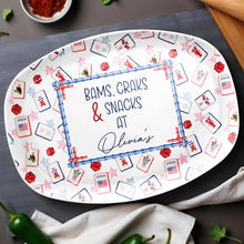 Load image into Gallery viewer, Personalized Custom Plate for Game Night Treats - Unique Gift
