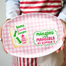 Load image into Gallery viewer, Personalized Mahjong Custom Plate Gift for Besties &amp; Family
