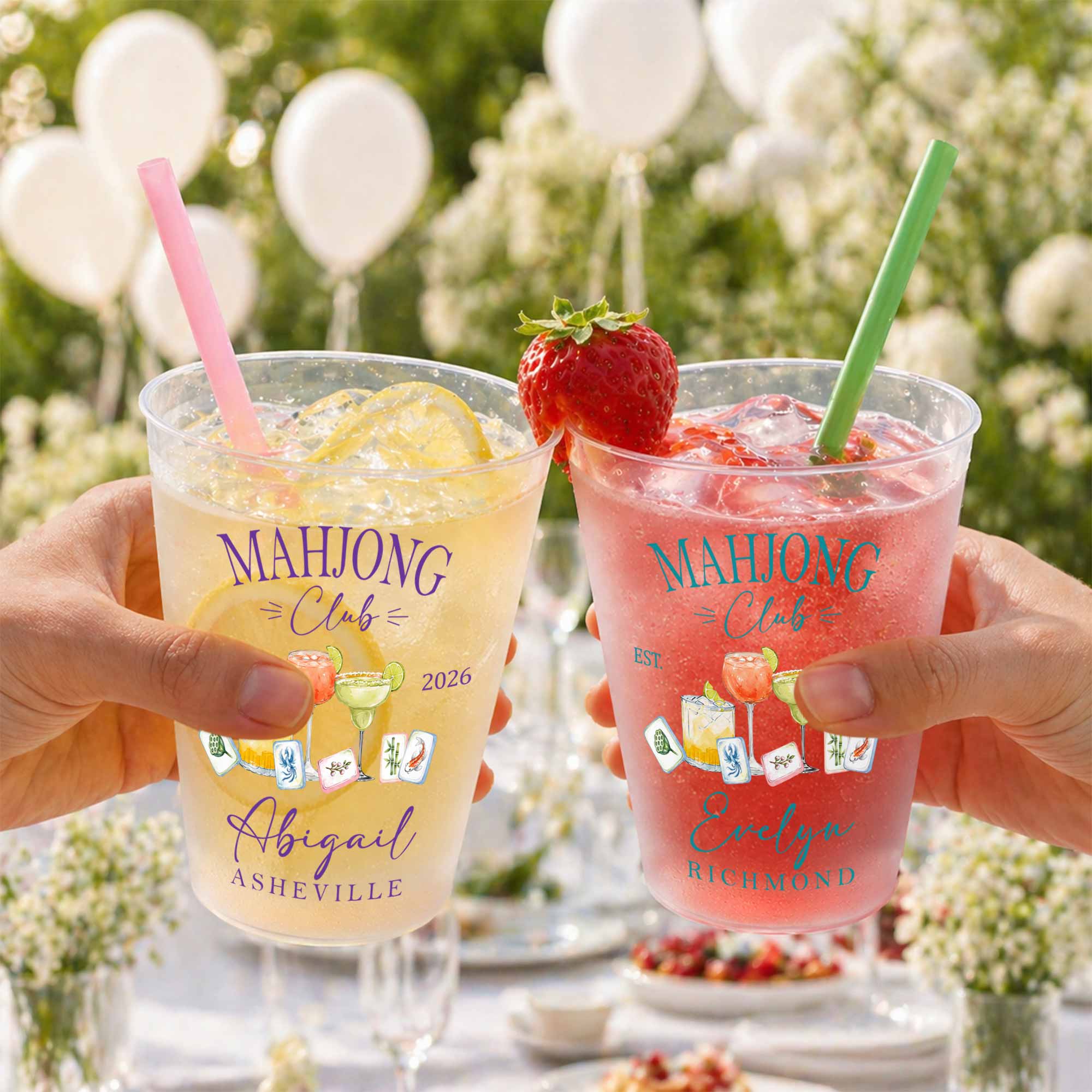 Personalized Frosted Cups Custom Name Cocktail Gift for Besties