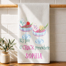 Load image into Gallery viewer, Personalized Kitchen Towel Custom Name Gift for Besties
