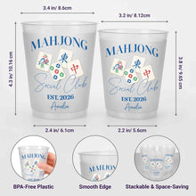 Load image into Gallery viewer, Personalized Frosted Cups Custom Design Mahjong Gift for Friends
