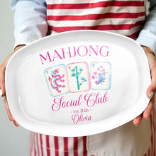 Load image into Gallery viewer, Personalized Mahjong Custom Plate Unique Gift for Hobbyists
