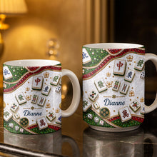 Load image into Gallery viewer, Personalized Mahjong Tiles Coffee Mug Custom Gift for Gamers
