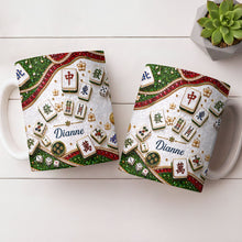 Load image into Gallery viewer, Personalized Mahjong Tiles Coffee Mug Custom Gift for Gamers
