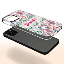 Load image into Gallery viewer, Personalized Clear Phone Case Custom Name Mahjong Gift for Besties
