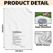 Load image into Gallery viewer, Custom Mahjong Kitchen Towel Gift for Game Night Lovers
