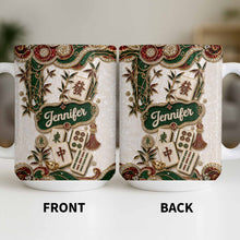 Load image into Gallery viewer, Personalized Mahjong Tile Coffee Mug Custom Name Gift for Mom

