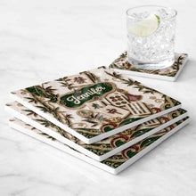 Load image into Gallery viewer, Personalized Mahjong Game Night Ceramic Coaster Custom Design Gift
