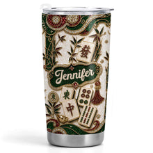 Load image into Gallery viewer, Personalized Mahjong Lover 20oz Stainless Steel Tumbler Gift
