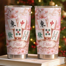 Load image into Gallery viewer, Personalized Cherry Blossom Tumbler Custom Name 20oz Gift for Mom
