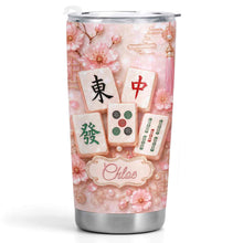 Load image into Gallery viewer, Personalized Cherry Blossom Tumbler Custom Name 20oz Gift for Mom
