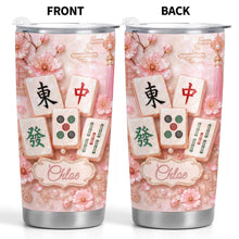 Load image into Gallery viewer, Personalized Cherry Blossom Tumbler Custom Name 20oz Gift for Mom
