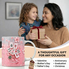 Load image into Gallery viewer, Personalized Mahjong Tiles Coffee Mug Custom Gift for Mom
