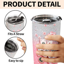 Load image into Gallery viewer, Personalized Mahjong Game Tumbler Custom Name 20oz Gift for Her
