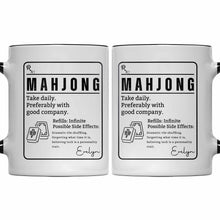 Load image into Gallery viewer, Personalized Mahjong Accent Mug Custom Gift for Friends
