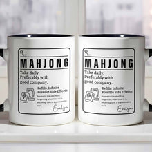 Load image into Gallery viewer, Personalized Mahjong Accent Mug Custom Gift for Friends
