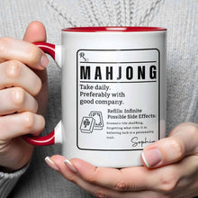 Load image into Gallery viewer, Personalized Mahjong Accent Mug Custom Gift for Friends
