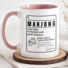 Load image into Gallery viewer, Personalized Mahjong Accent Mug Custom Gift for Friends
