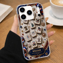 Load image into Gallery viewer, Personalized Clear Phone Case 4th of July Freedom Design

