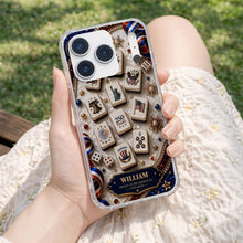 Load image into Gallery viewer, Personalized Clear Phone Case 4th of July Freedom Design
