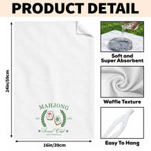 Load image into Gallery viewer, Personalized Mahjong Kitchen Towel Custom Gift for Game Night
