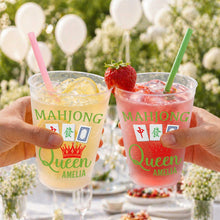 Load image into Gallery viewer, Personalized Mahjong Queen Frosted Cups Custom Design Gift
