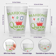Load image into Gallery viewer, Personalized Mahjong Queen Frosted Cups Custom Design Gift
