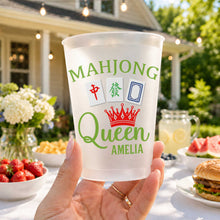 Load image into Gallery viewer, Personalized Mahjong Queen Frosted Cups Custom Design Gift
