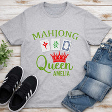 Load image into Gallery viewer, Personalized Mahjong Queen T-shirt and Hoodie Gift for Her
