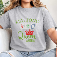 Load image into Gallery viewer, Personalized Mahjong Queen T-shirt and Hoodie Gift for Her

