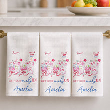 Load image into Gallery viewer, Personalized Kitchen Towel Custom Name for Game Night Enthusiasts

