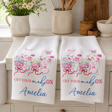 Load image into Gallery viewer, Personalized Kitchen Towel Custom Name for Game Night Enthusiasts
