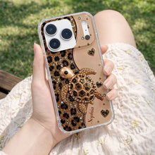 Load image into Gallery viewer, Personalized Clear Phone Case Turtle Love Hearts Custom Gift
