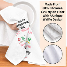 Load image into Gallery viewer, Personalized Mahjong Kitchen Towel Custom Name Gift for Her
