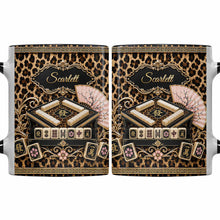 Load image into Gallery viewer, Personalized Mahjong Queen Accent Mug Custom Name Gift
