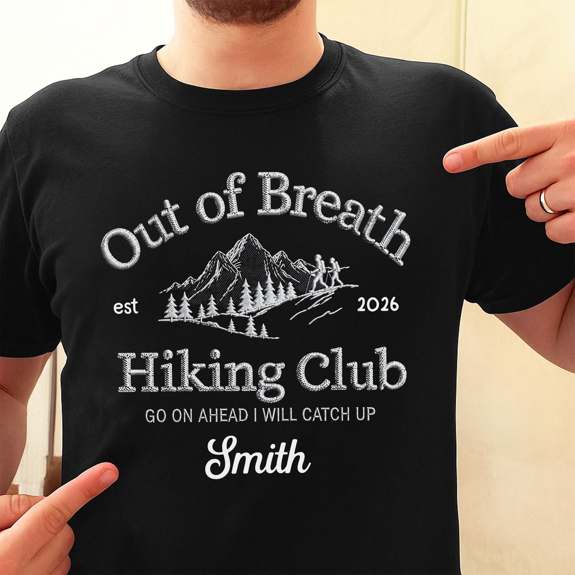 Personalized Hiking Club T-Shirt Hoodie Custom Gift for Him/Her