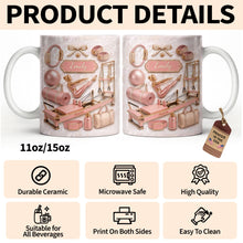 Load image into Gallery viewer, Personalized Pilates Girl Coffee Mug Custom Name Gift for Her
