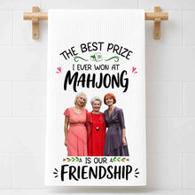 Load image into Gallery viewer, Personalized Photo Kitchen Towel Custom Gift for Besties
